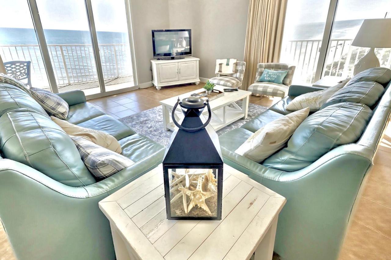 Appartement Happy Ours 2200 Sq Ft Corner Beachfront Sleeps 12 à Panama City Beach Extérieur photo