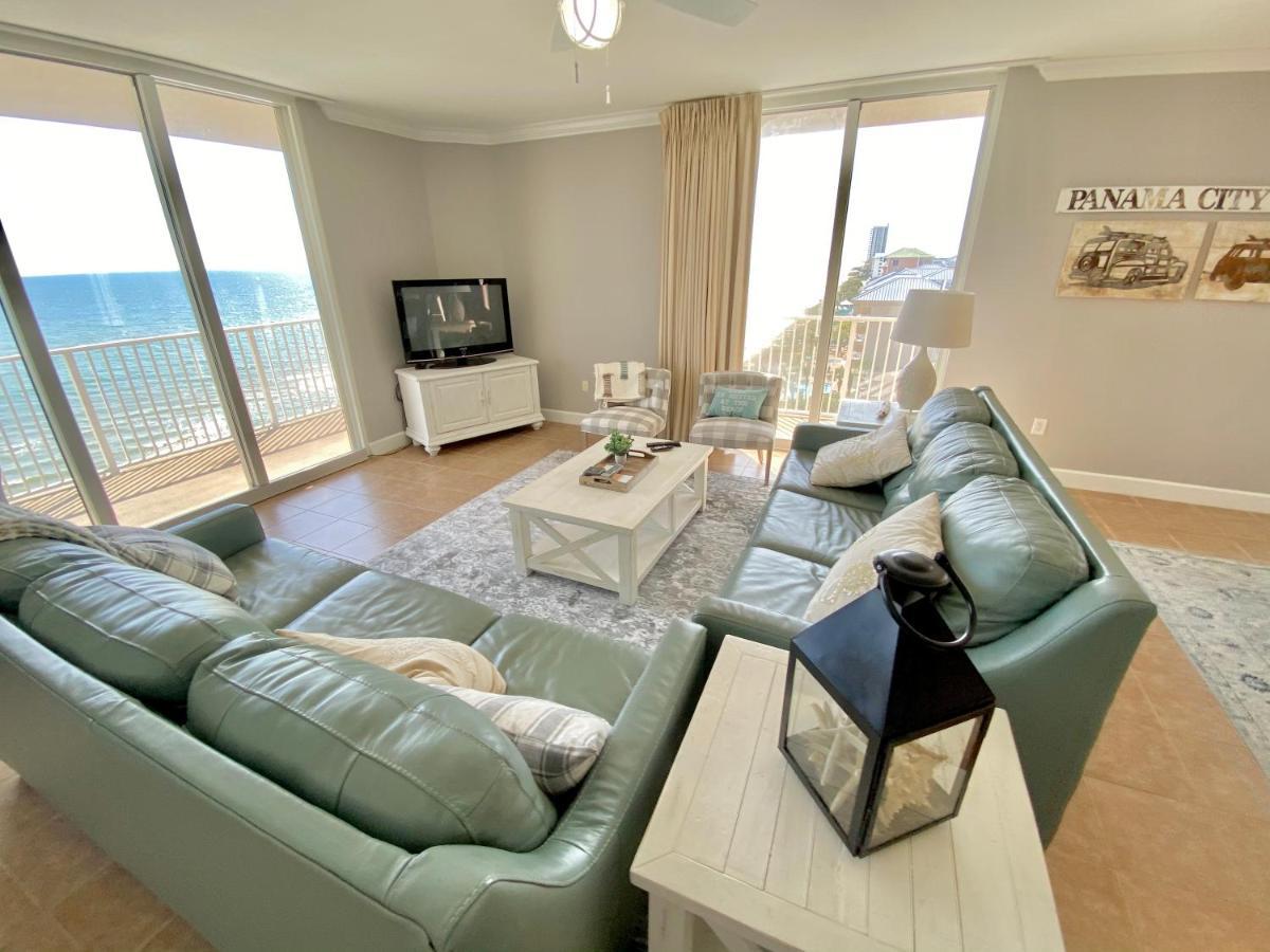 Appartement Happy Ours 2200 Sq Ft Corner Beachfront Sleeps 12 à Panama City Beach Extérieur photo